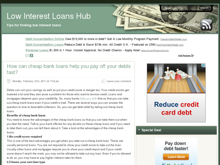 www.lowinterestloanshub.com