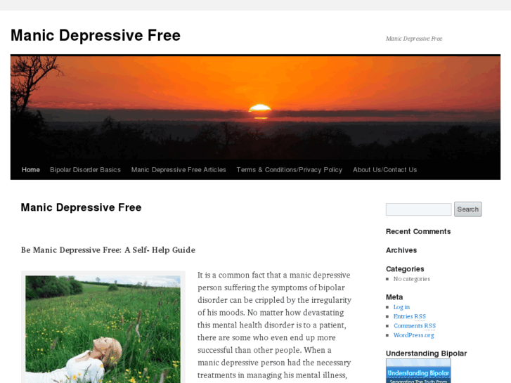 www.manicdepressivefree.org