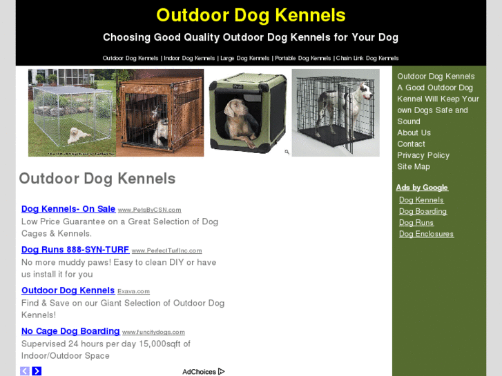 www.outdoordogkennelssite.com