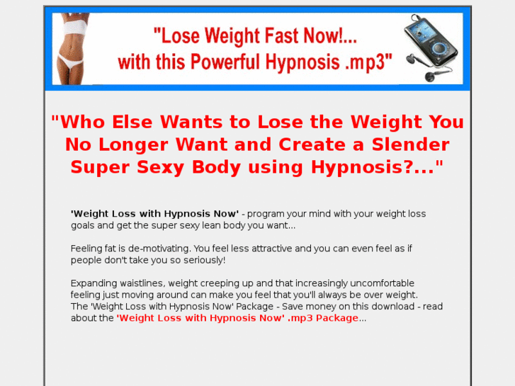 www.weightlosswithhypnosis.net