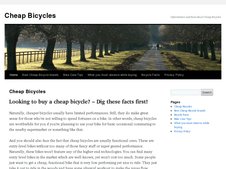www.cheap-bicycles.org