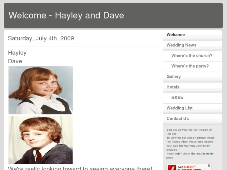 www.hayleyanddave.com