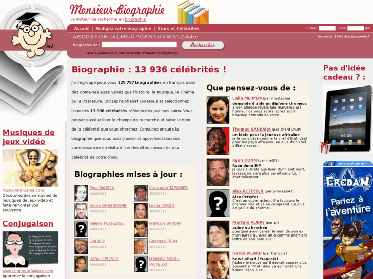 www.monsieur-biographie.com
