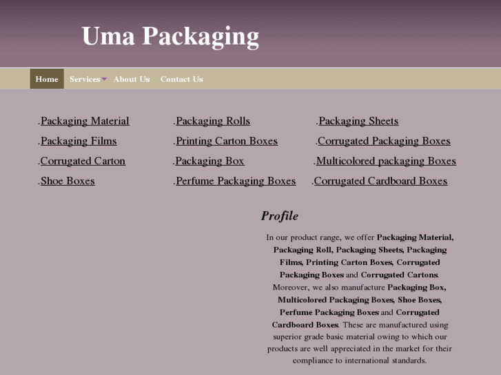 www.umapackaging.com