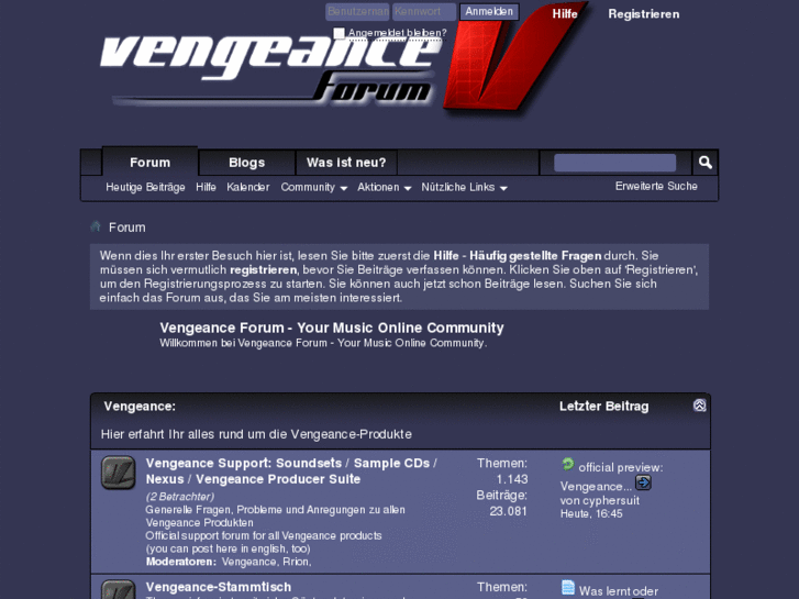 www.vengeance-forum.de