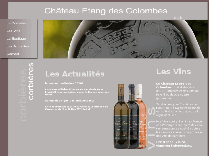 www.chateauetangdescolombes.com