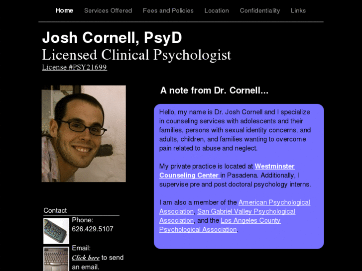 www.drjoshcornell.net