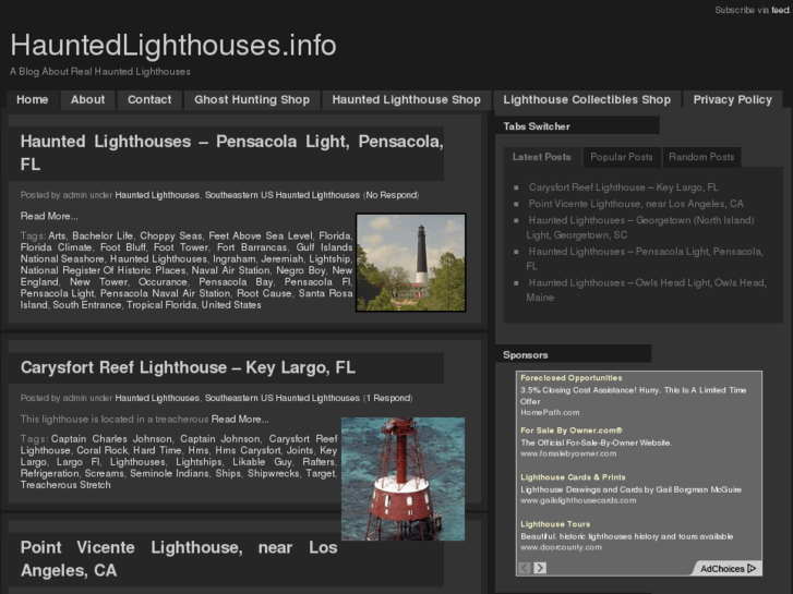 www.hauntedlighthouses.info