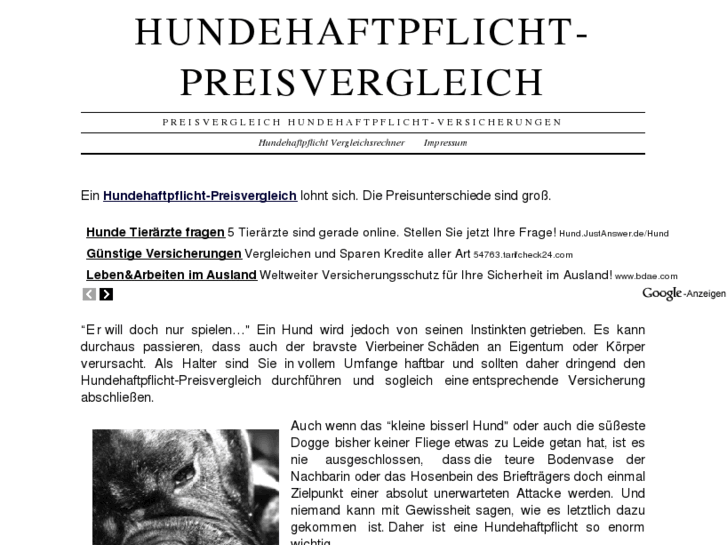 www.hundehaftpflicht-preisvergleich.com