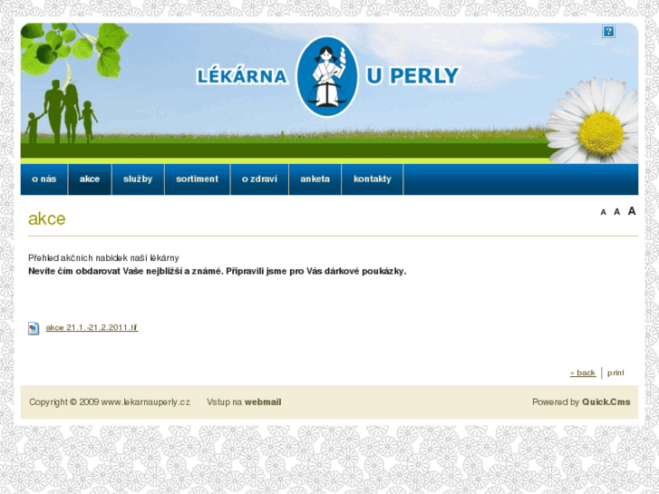 www.lekarnauperly.cz