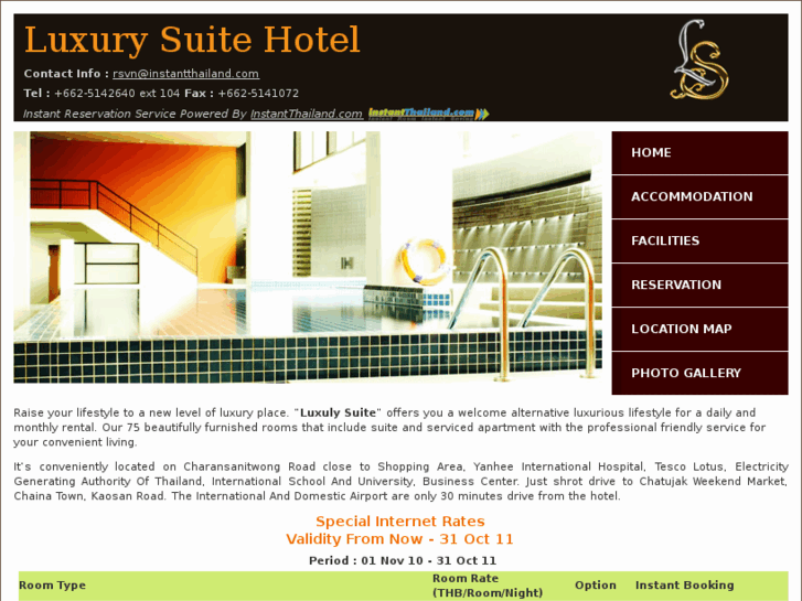 www.luxurysuitehotelbangkok.com