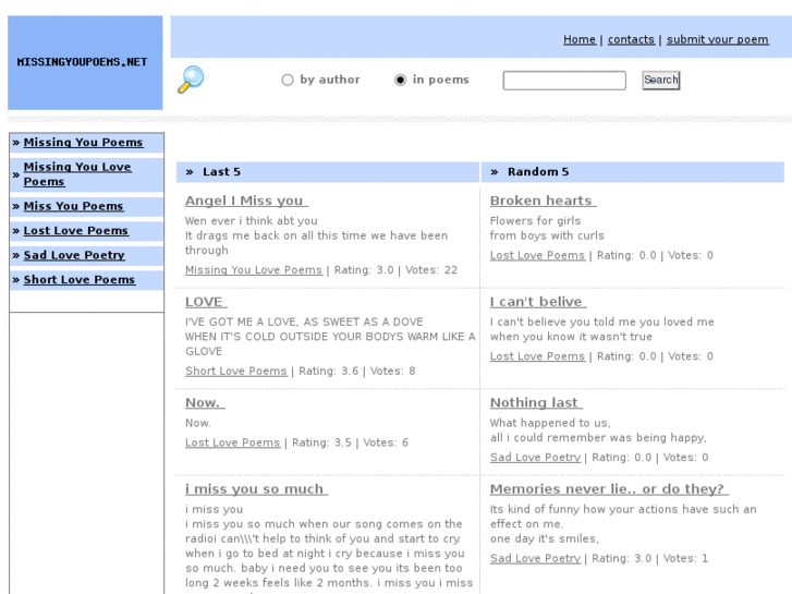 www.missingyoupoems.net