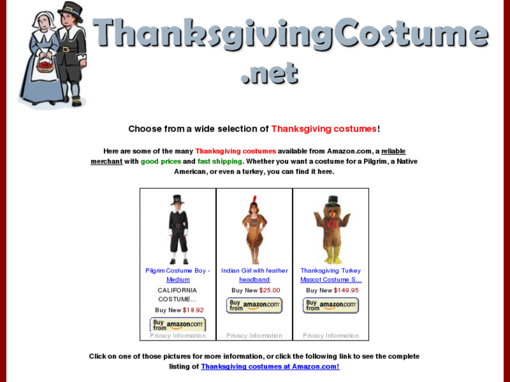 www.thanksgivingcostume.net