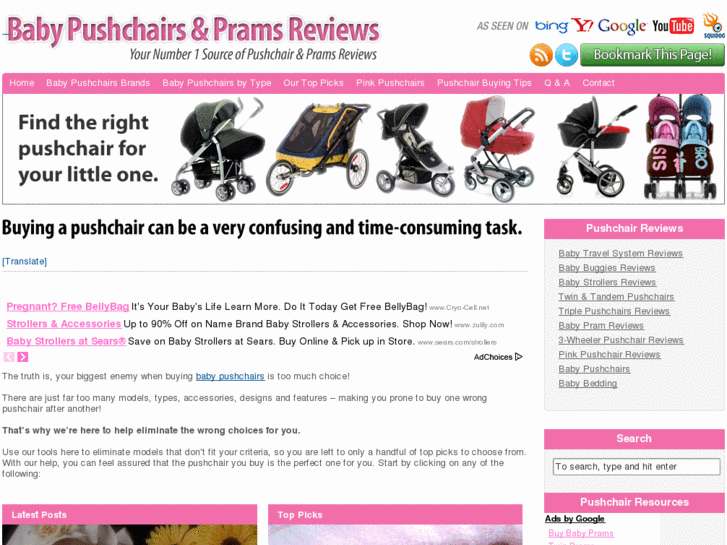 www.babypushchairsreviews.co.uk