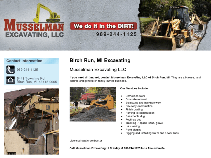 www.excavatingsaginaw.com