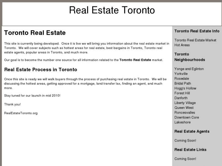 www.realestatetoronto.org