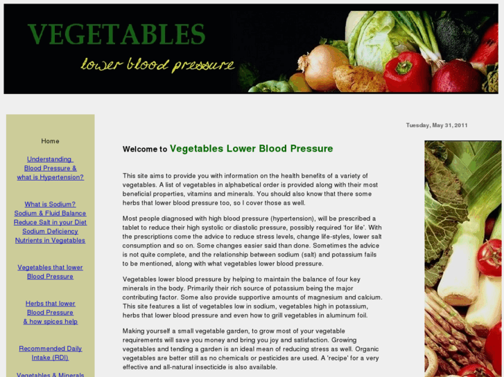 www.vegetables-lowerbloodpressure.com