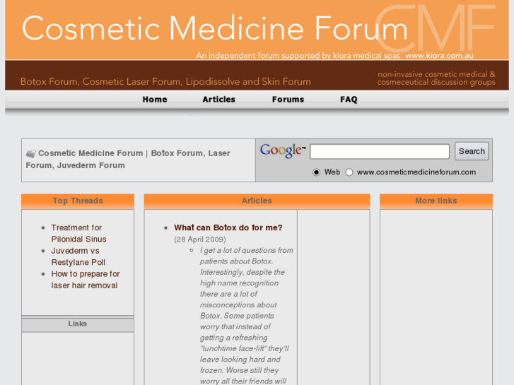 www.cosmeticmedicineforum.com