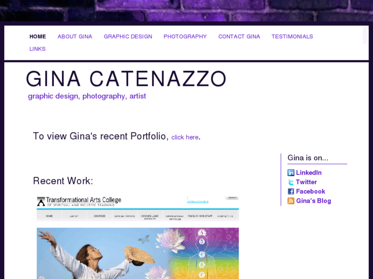 www.ginacatenazzo.com