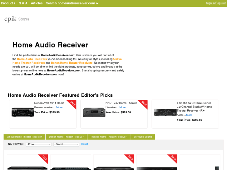 www.homeaudioreceiver.com