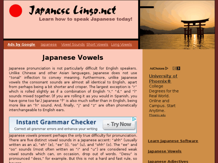 www.japaneselingo.net