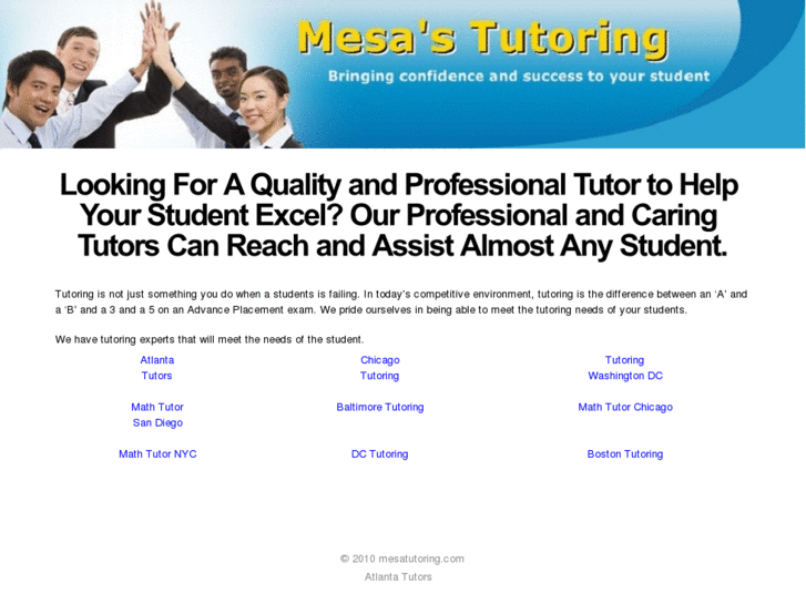 www.mesatutoring.com