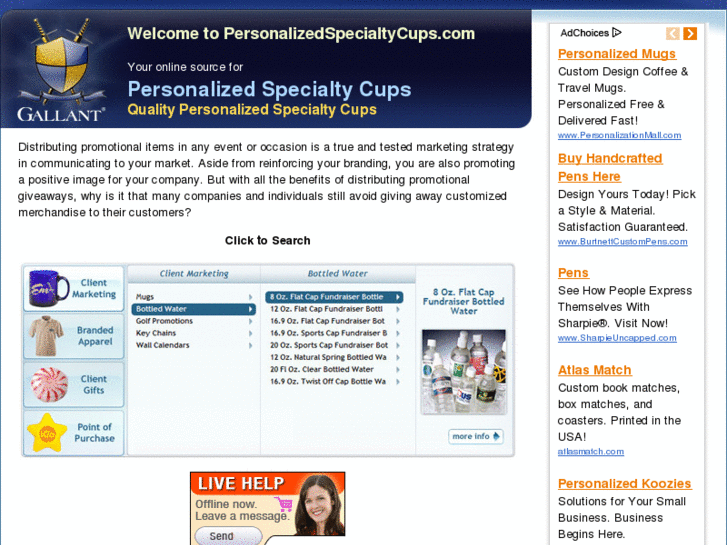 www.personalizedspecialtycups.com