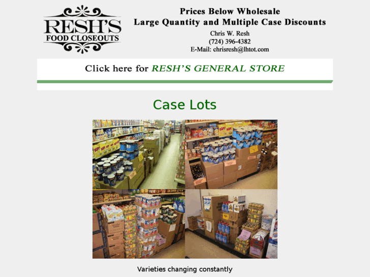 www.reshsfoodcloseouts.com