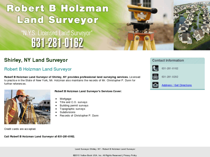 www.robertholzmansurveyor.com