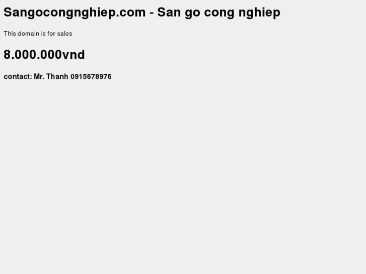 www.sangocongnghiep.com