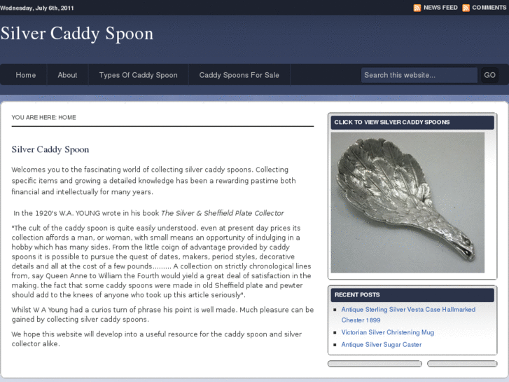 www.silvercaddyspoon.com