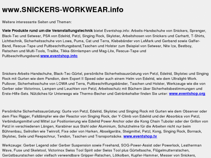 www.snickers-workwear.info