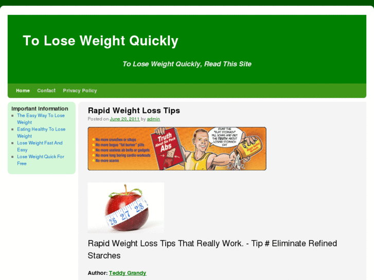 www.toloseweightquickly.net