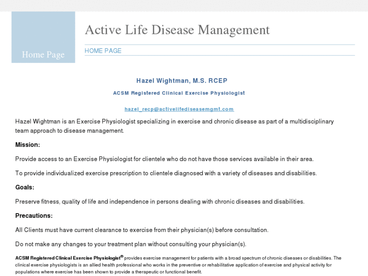 www.activelifediseasemgmt.com