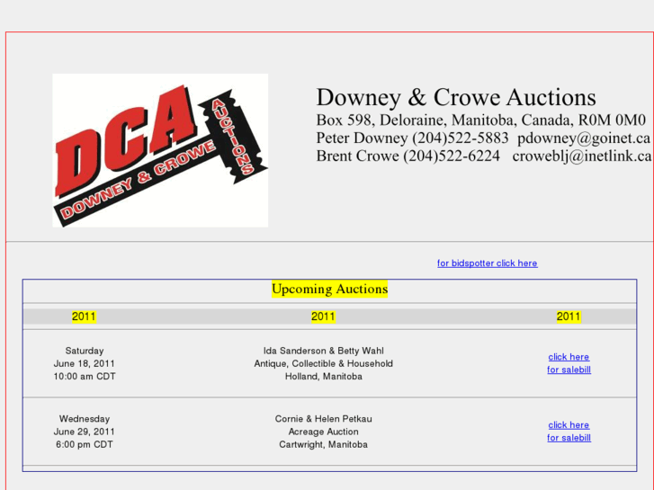 www.downeycroweauctions.com