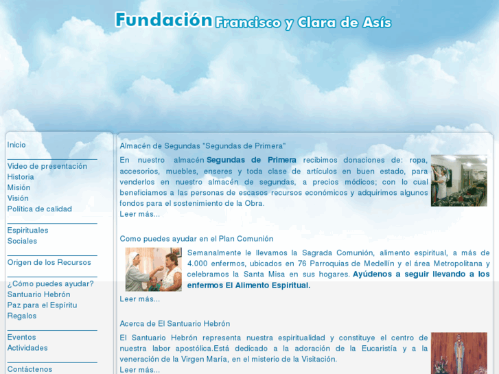 www.fundacionfranciscoyclaradeasis.org