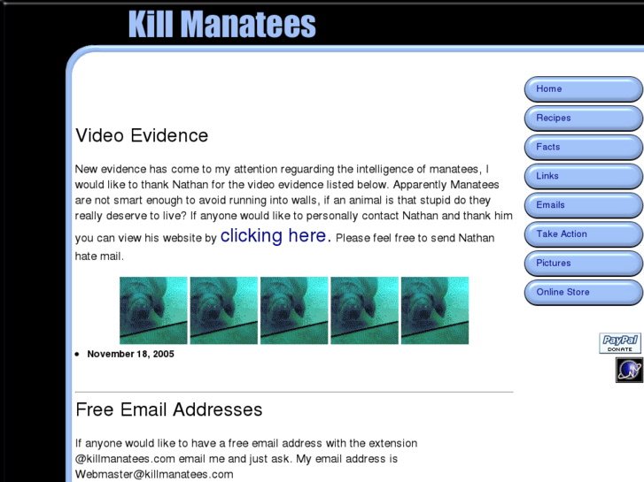 www.killmanatees.com