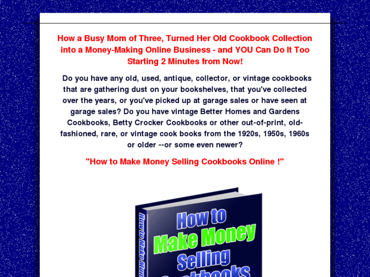 www.sellcookbooks.com