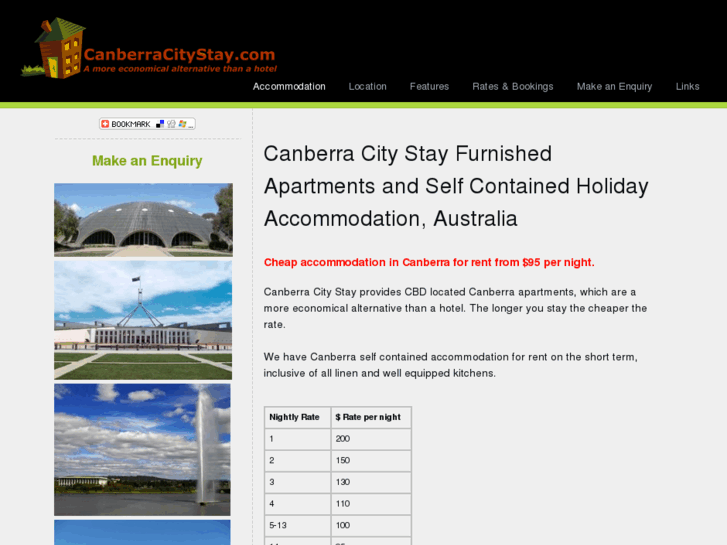 www.canberracitystay.com