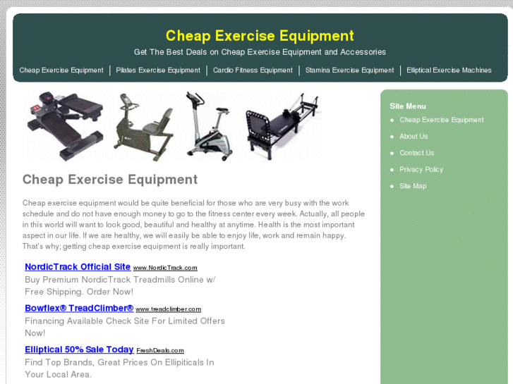 www.cheapexerciseequipment.info