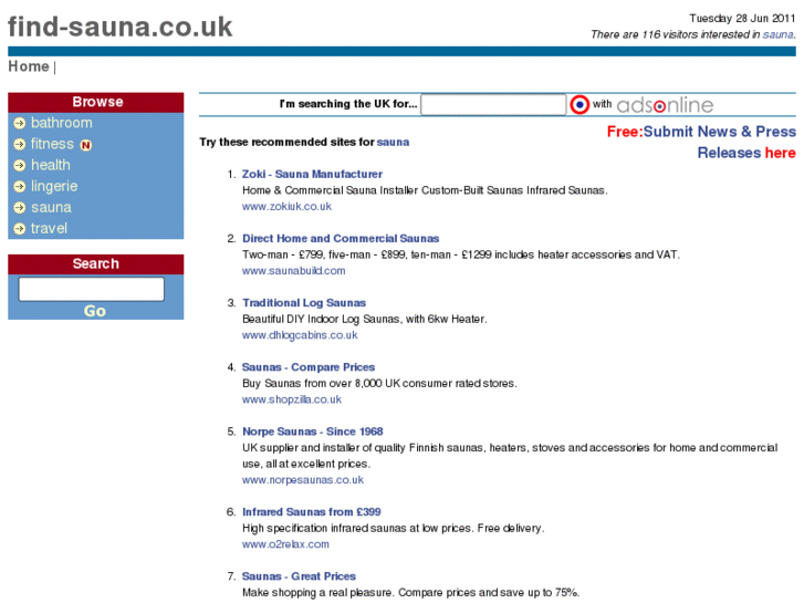 www.find-sauna.co.uk