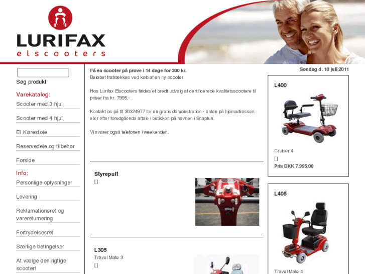 www.lurifaxelscooters.dk