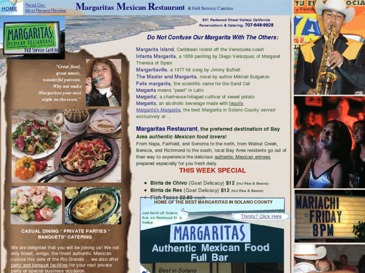 www.margaritasrestaurante.com