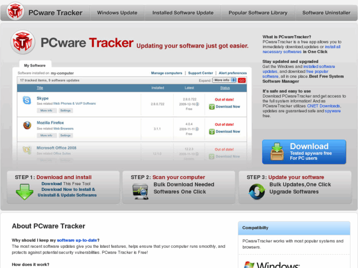 www.pcwaretracker.com