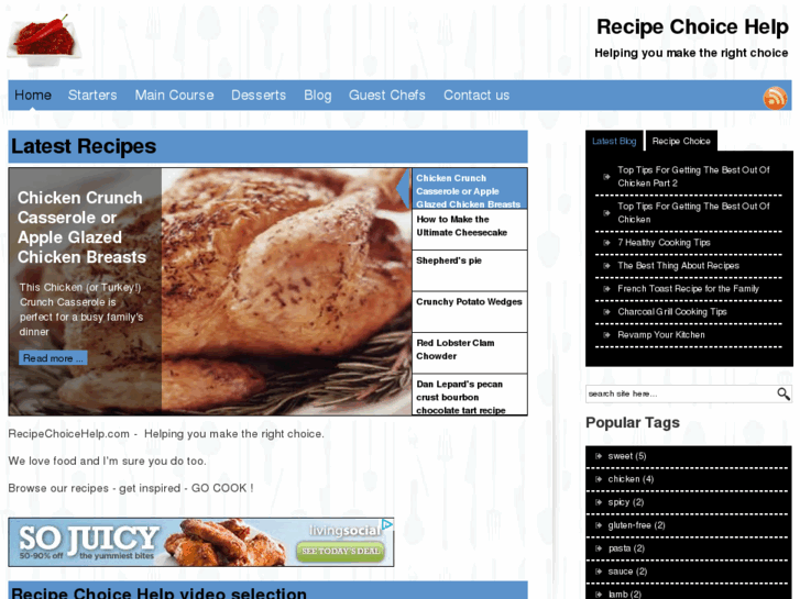 www.recipechoicehelp.com