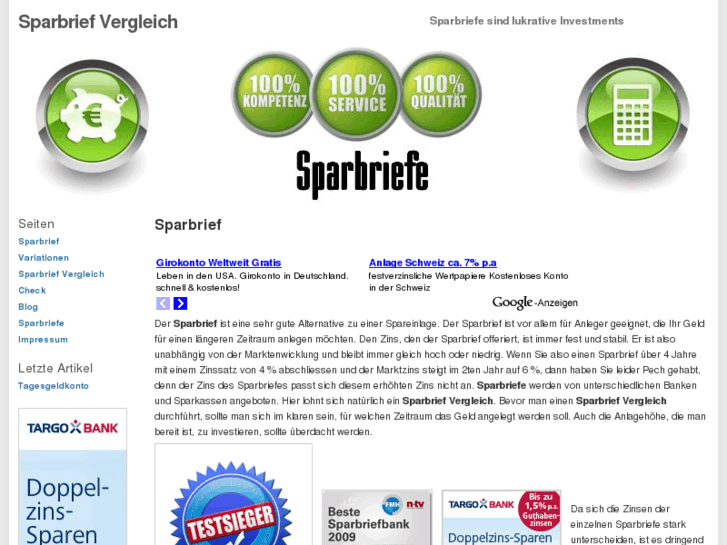 www.sparbriefvergleich.com