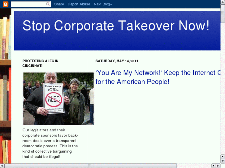 www.stopcorporatetakeover.com