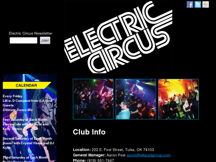 www.electriccircusclub.com