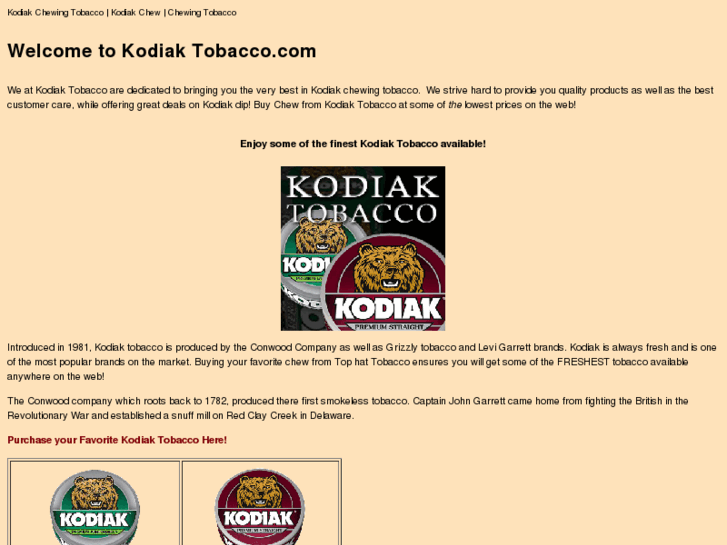 www.kodiak-tobacco.com