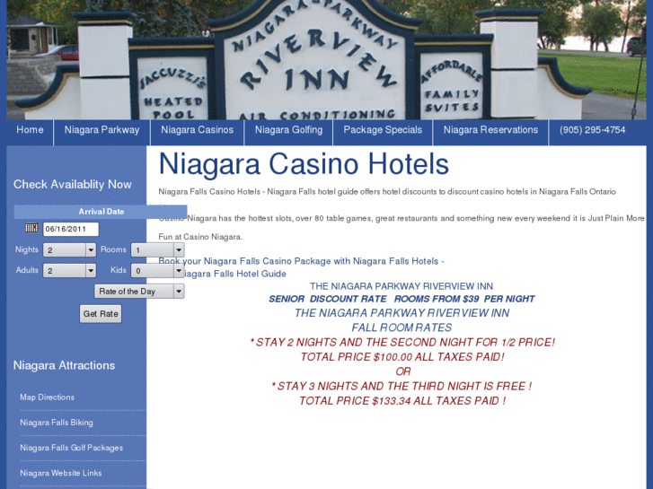 www.niagaracasinohotels.com